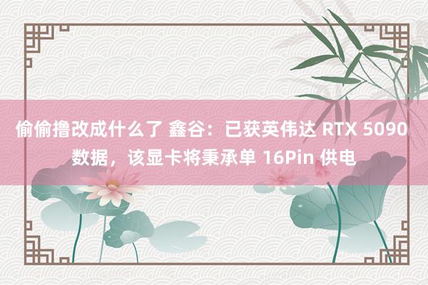 偷偷撸改成什么了 鑫谷：已获英伟达 RTX 5090 数据，该显卡将秉承单 16Pin 供电