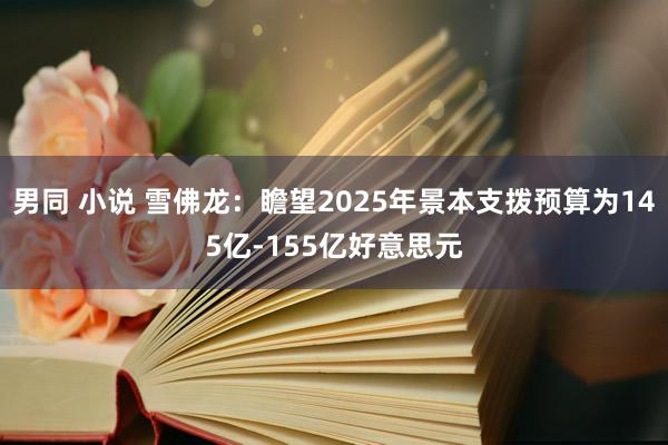 男同 小说 雪佛龙：瞻望2025年景本支拨预算为145亿-155亿好意思元