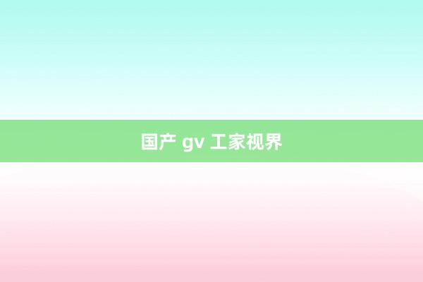 国产 gv 工家视界